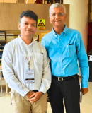 Khamir with Ambi Parameswaran, advertising veteran